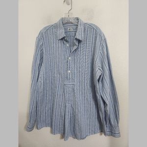 Gossl Austrian German Pull Over Print 100% Baumwolle Top Sz 42 EU or 12 US